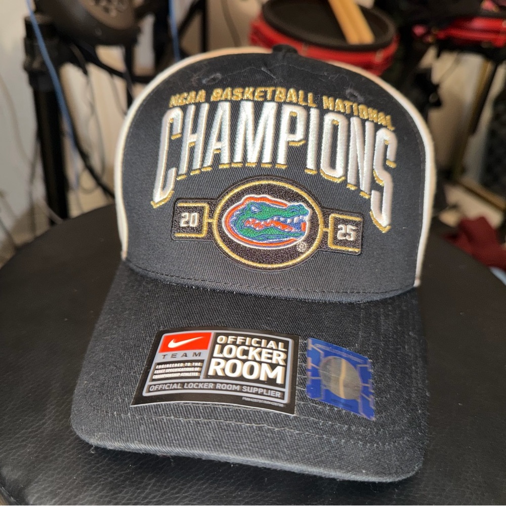 Nike Air Jordan Black Florida Gators 2025 NCAA Champions Cap